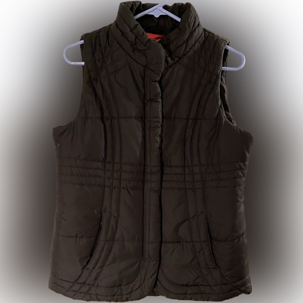 Faded Glory Quilted Puffer Black Vest Size Small 4/6